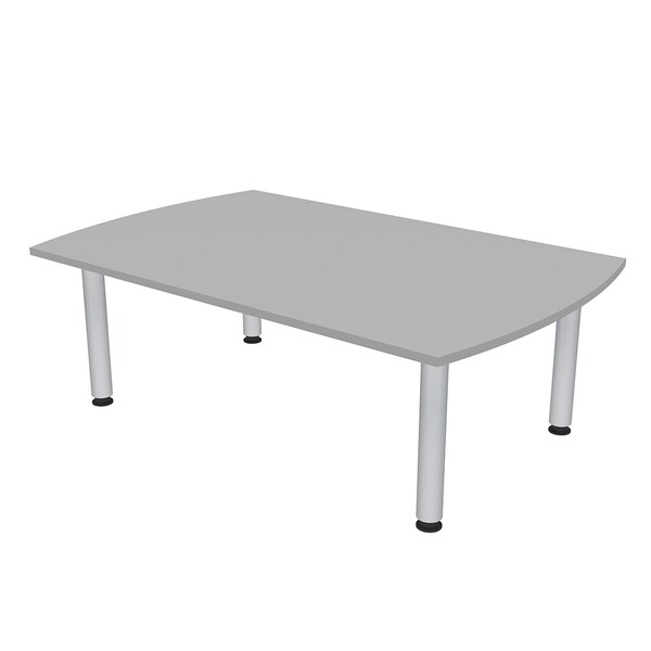 45.25 in W, 71.5 in L, 29 in H, Engineered Wood Top, Grey